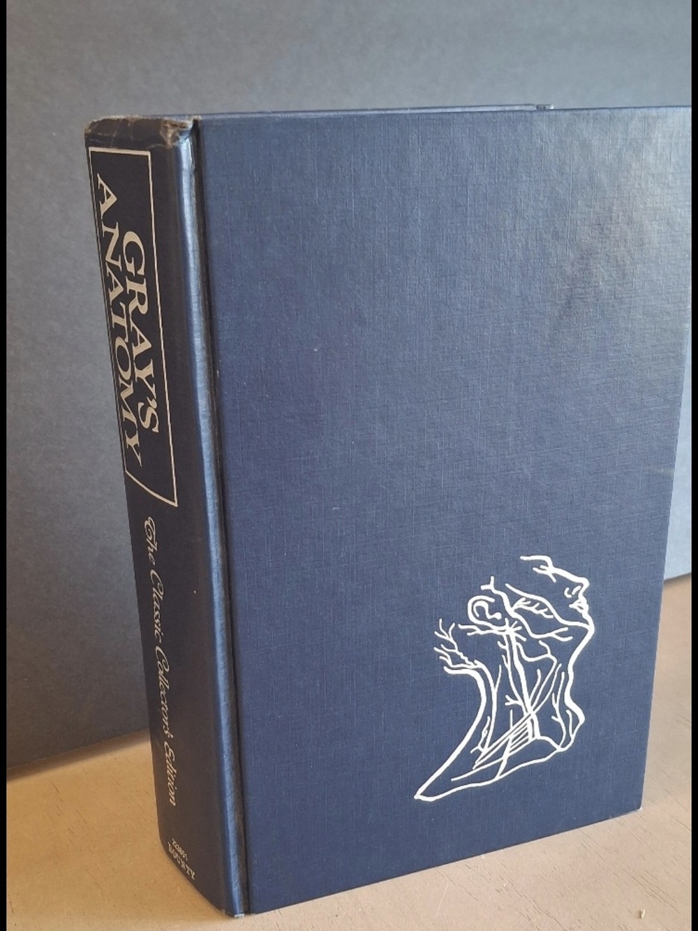 Gray's Anatomy Hardcover Medical Illustration Book - Navy